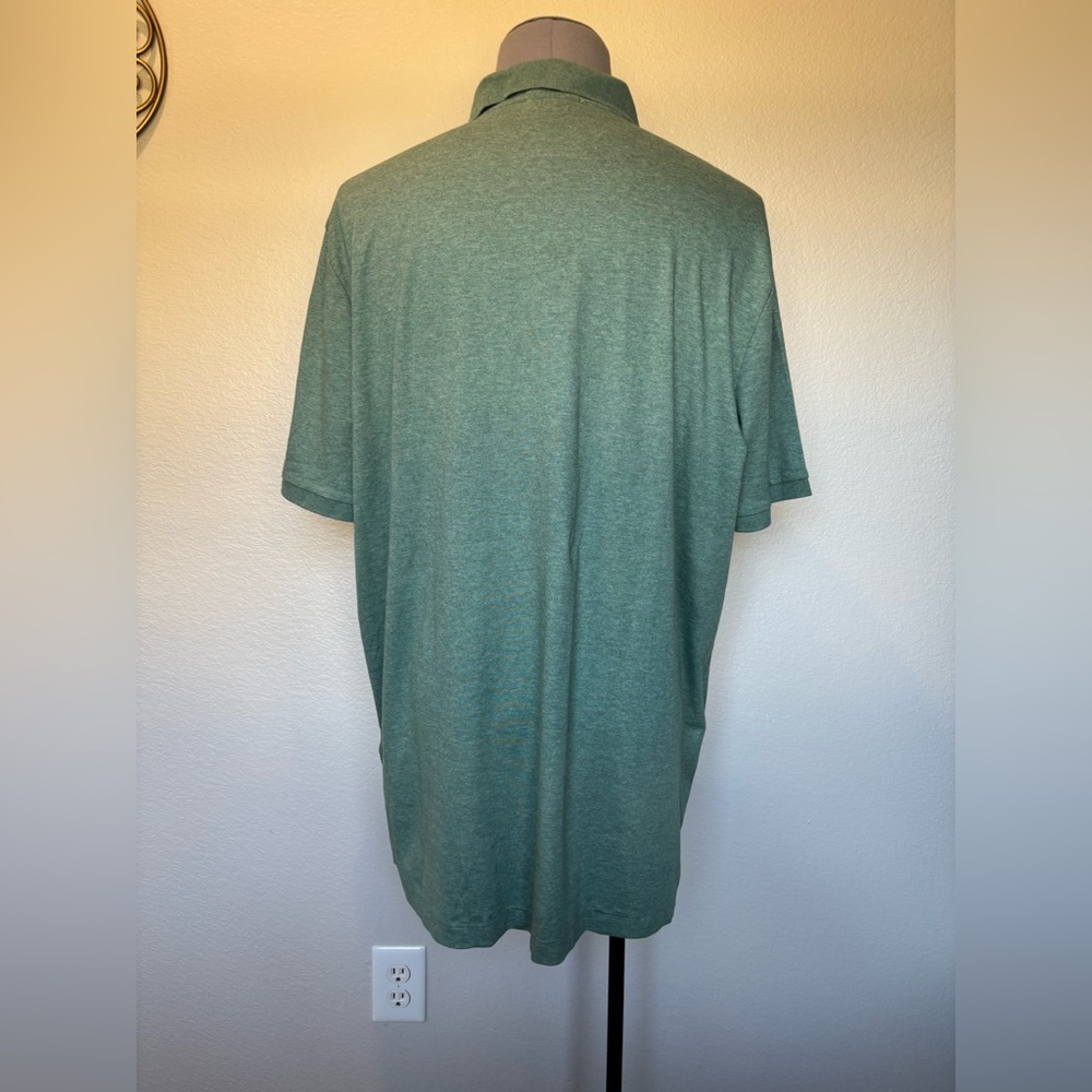 Polo by Ralph Lauren Men's Classic Green Polo Shirt - Picture 6 of 10